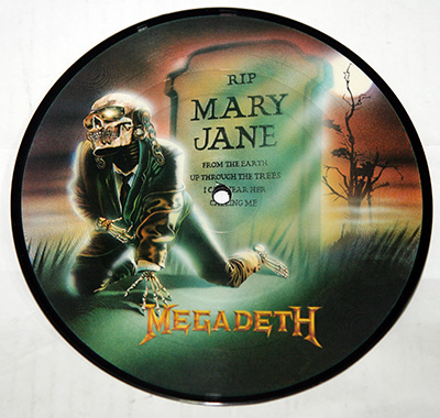MEGADETH - Mary Jane b/w Hook in Mouth  album front cover vinyl record